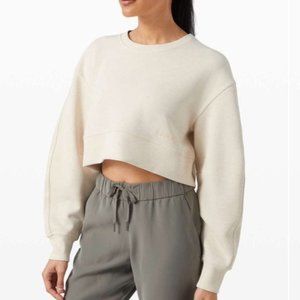 Lululemon Soft Ambitions Crop Crew Sweatshirt
